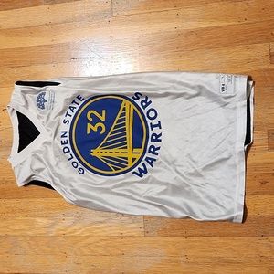 Golden State Warriors practice jersey youth size large reversible